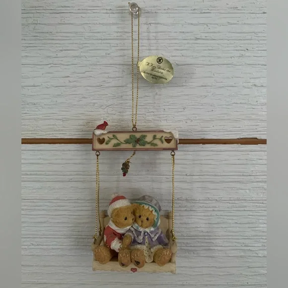 Set of 2 Bradford Exchange Collectable Teddy Bear Ornaments (1999) - Picture 9 of 12